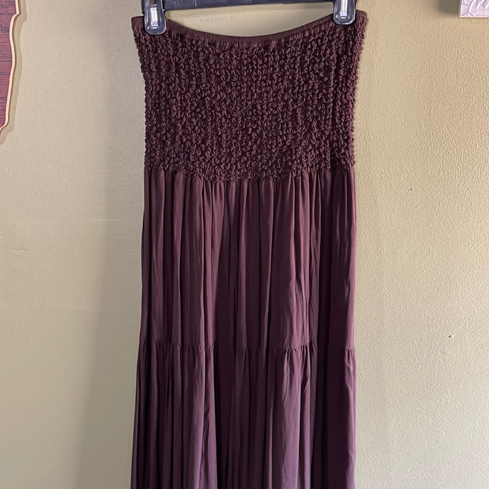 Michael Kors brown maxi dress